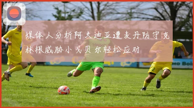 媒体人分析阿夫迪亚遭麦丹防守克林根威胁小戈贝尔轻松应对